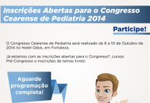 Participe do Congresso Cearense de Pediatria com apoio da COOPED!