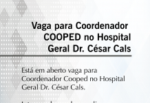 Vaga para Coordenador COOPED no Hospital Geral Dr. César Cals