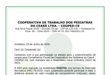 Carta Convite AGO Digital (Comitê Eleitoral)